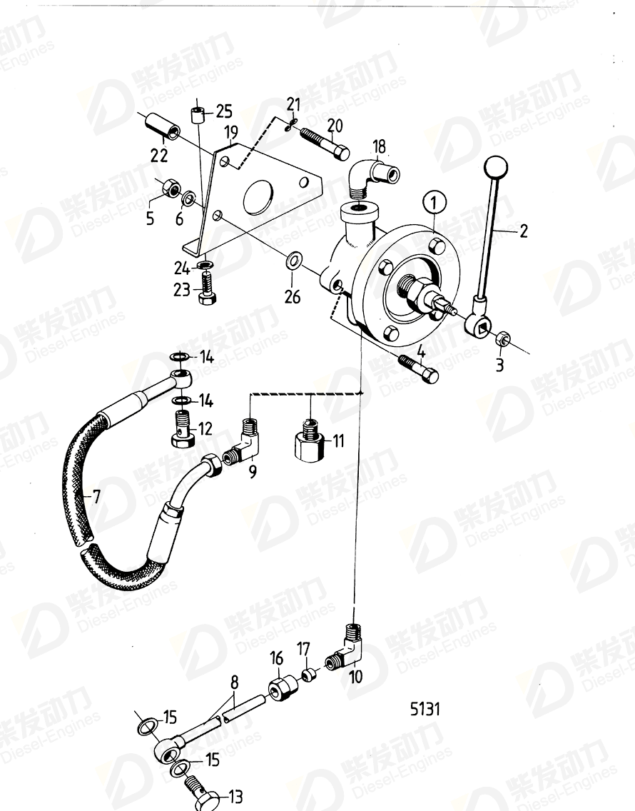 volvo penta Elbow nipple 957111 Drawing volvo penta Elbow nipple 957111 Drawing